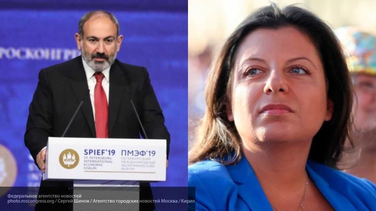 Правительство Армении отреагировало на критику Симоньян по крымскому вопросу
