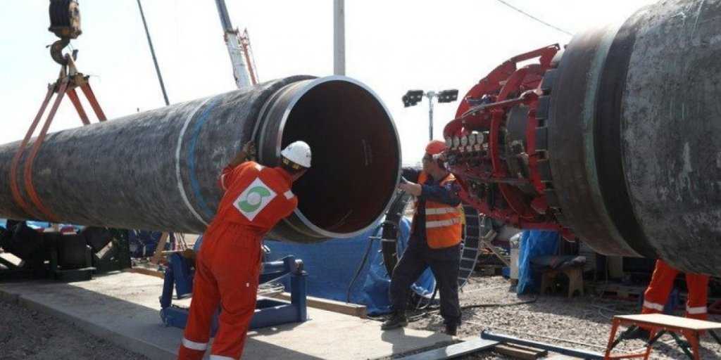 Газпром: политическая ситуация может привести к приостановке работ по «Северному потоку — 2»