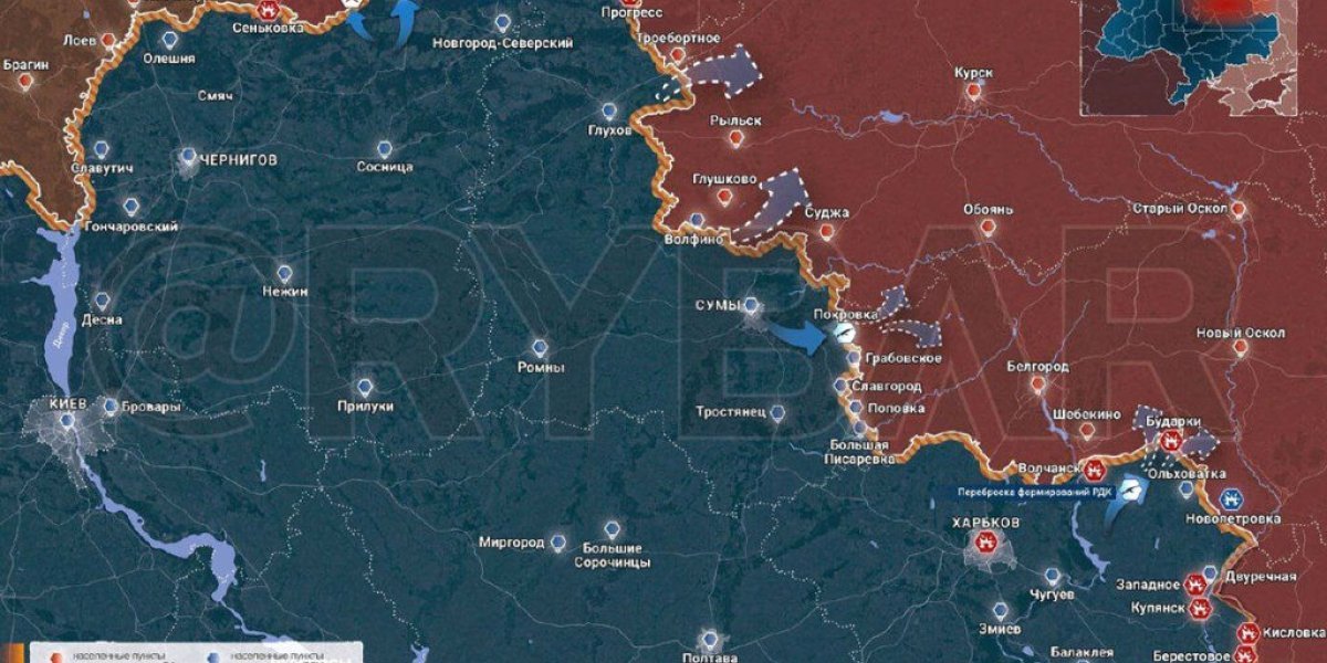 Карта военных действий и ситуация на фронтах на 3 августа. Спецоперация на Украине 03.08.2023