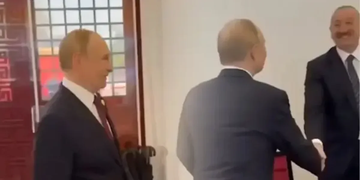 Рукопожатие Путина и Алиева.«Это сигнал всем азербайджанцам в России. Держитесь от него подальше»