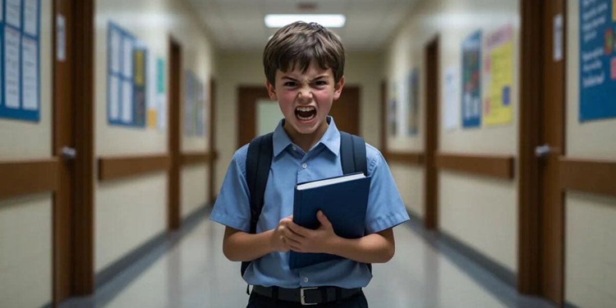 Ходит в школу с лезвием и обещает убить. А что полиция? А ничего Ходит в школу с лезвием и обещает убить. А что полиция? А ничего