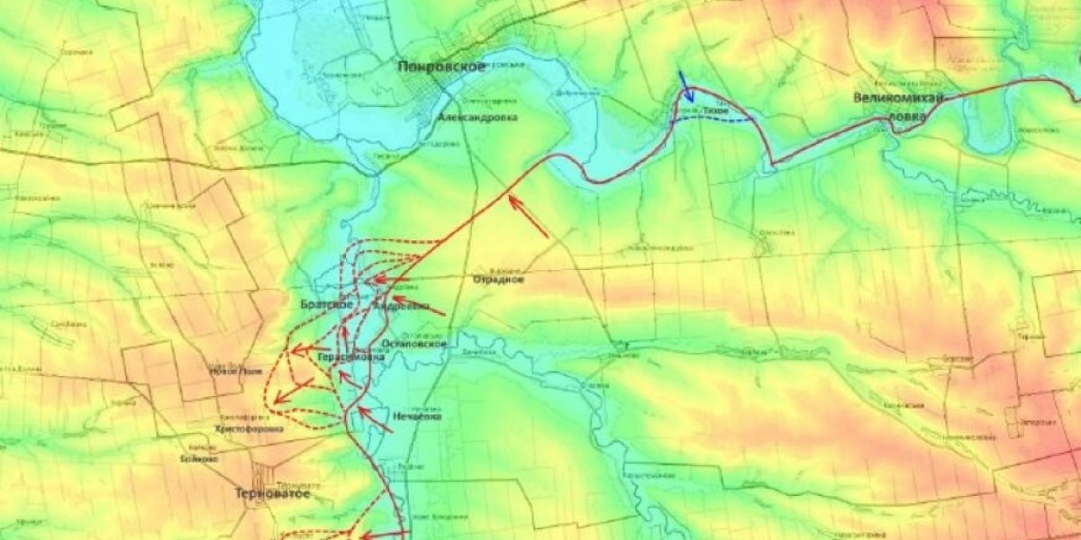 Военная сводка к 23.12.25: зимний прорыв России от Терноватого до Сумской блокады Военная сводка к 23.12.25: зимний прорыв России от Терноватого до Сумской блокады