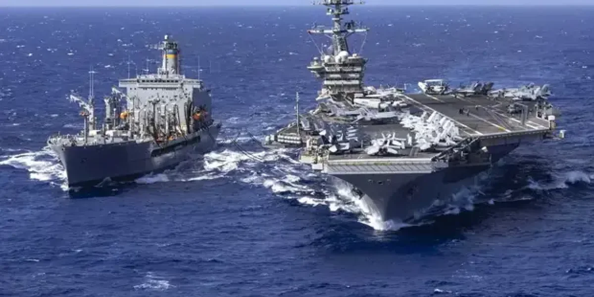 Иранские катера атаковали танкер США. А БПЛА Ирана долетел до авианосца Abraham Lincoln в 800 км. Подняли F-35 Иранские катера атаковали танкер США. А БПЛА Ирана долетел до авианосца Abraham Lincoln в 800 км. Подняли F-35