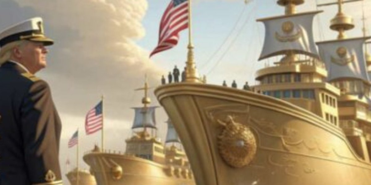 Красивые линкоры у Трампа! И тонуть красиво будут! Красивые линкоры у Трампа! И тонуть красиво будут!