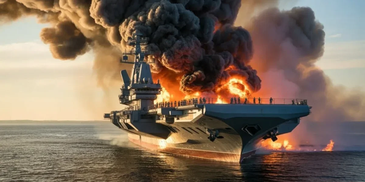 Возмездие настигло: армия Ирана отомстила за Хаменеи, успешно поразив авианосец США Возмездие настигло: армия Ирана отомстила за Хаменеи, успешно поразив авианосец США